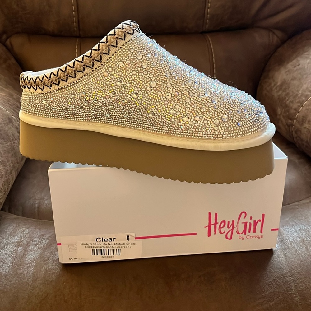 Hey Girl by Corky's Do Not Disturb shoes 
size 9 never worn